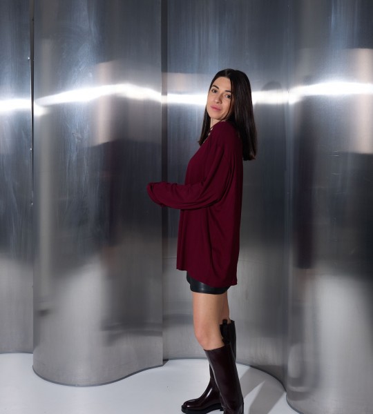 Лонгслів Daily Luxe Бордо | Showroom By Nona — зображення 4